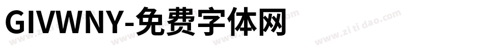 GIVWNY字体转换
