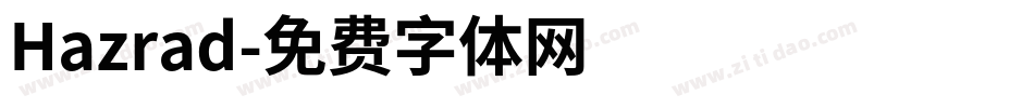 Hazrad字体转换