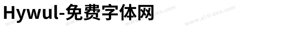 Hywul字体转换