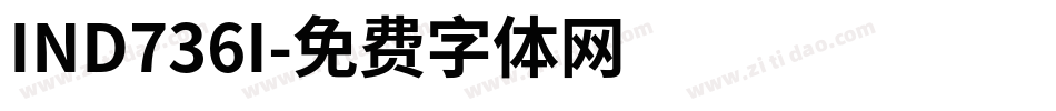 IND736I字体转换