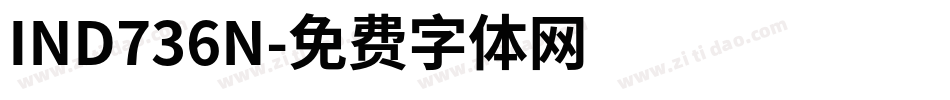 IND736N字体转换