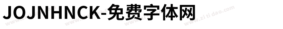 JOJNHNCK字体转换