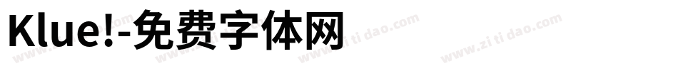 Klue!字体转换