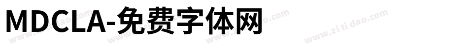 MDCLA字体转换