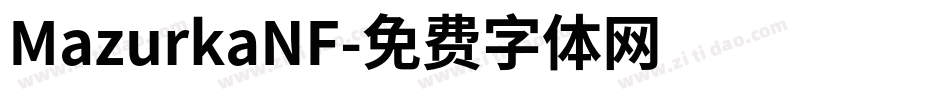 MazurkaNF字体转换