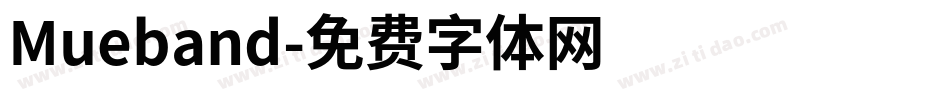 Mueband字体转换