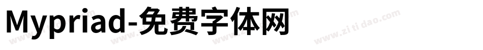 Mypriad字体转换