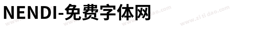 NENDI字体转换