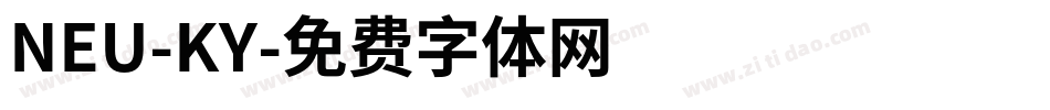 NEU-KY字体转换