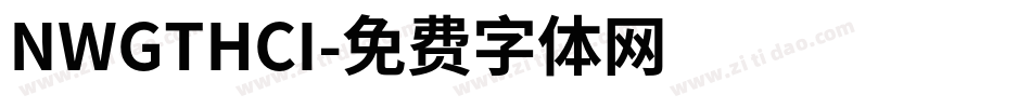 NWGTHCI字体转换