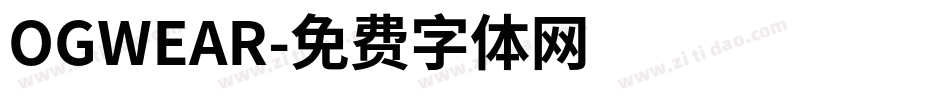 OGWEAR字体转换