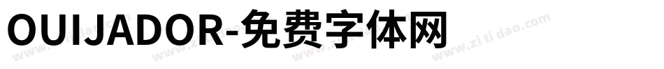 OUIJADOR字体转换