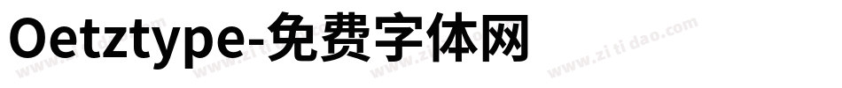 Oetztype字体转换