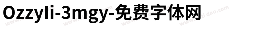 OzzyIi-3mgy字体转换