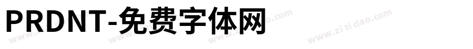 PRDNT字体转换