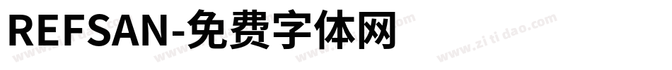 REFSAN字体转换
