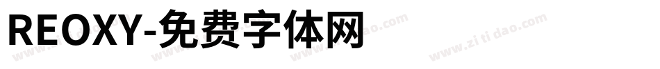 REOXY字体转换