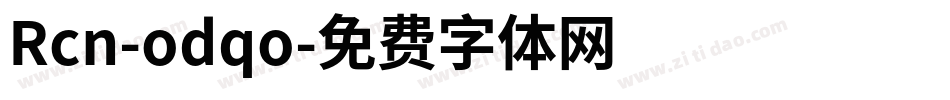 Rcn-odqo字体转换