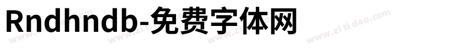 Rndhndb字体转换