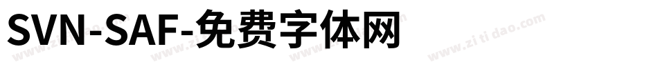 SVN-SAF字体转换