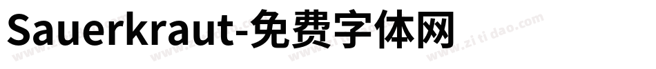 Sauerkraut字体转换