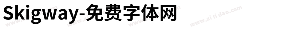 Skigway字体转换