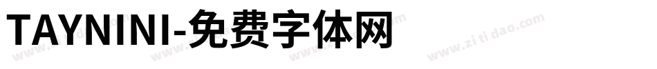 TAYNINI字体转换