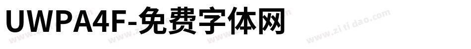 UWPA4F字体转换