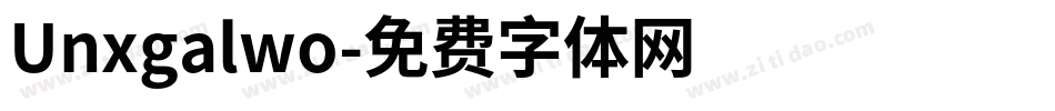 Unxgalwo字体转换