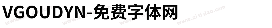 VGOUDYN字体转换