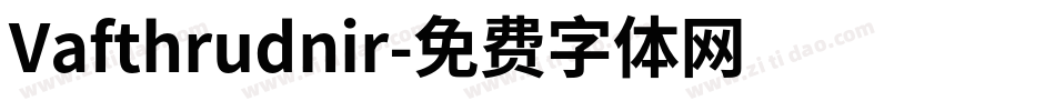 Vafthrudnir字体转换