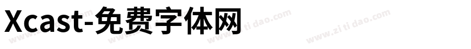Xcast字体转换