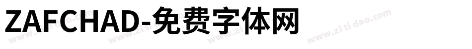 ZAFCHAD字体转换