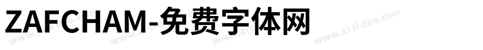 ZAFCHAM字体转换