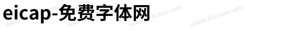eicap字体转换