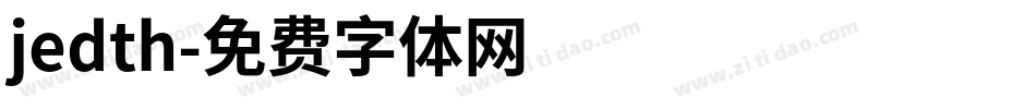 jedth字体转换