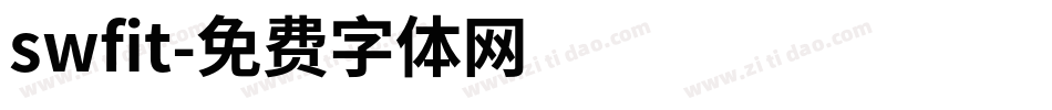 swfit字体转换