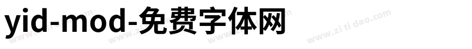 yid-mod字体转换
