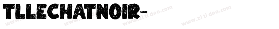TLLeChatNoir字体转换