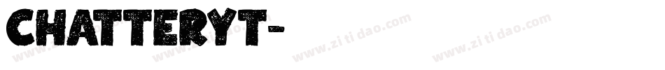 chatteryt字体转换