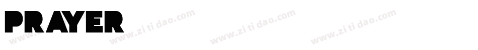prayer字体转换