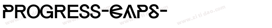 Progress-CAPS字体转换