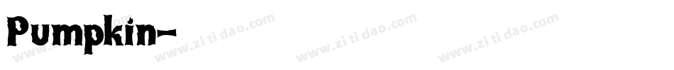 Pumpkin字体转换