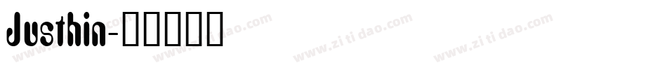 Justhin字体转换