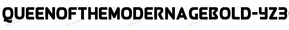 QueenOfTheModernAgeBold-Yz3oa字体转换