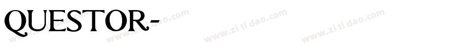 QUESTOR字体转换
