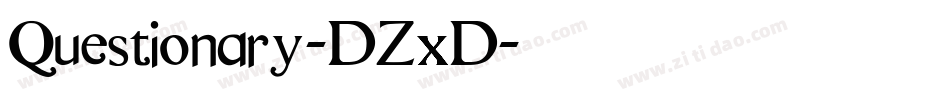Questionary-DZxD字体转换