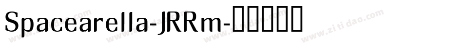 Spacearella-JRRm字体转换