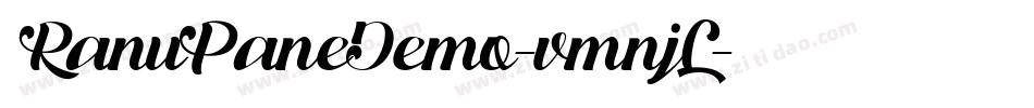 RanuPaneDemo-vmnjL字体转换