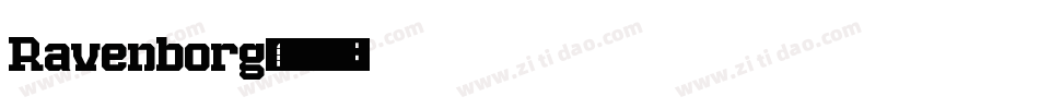 Ravenborg字体转换